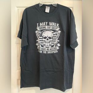 Sheep/Sheepdog Skull T-Shirt